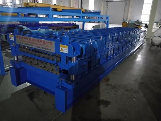 Ibr 686 And Corrugated 762 Double Layer Roll Forming Machine For Roof And Wall