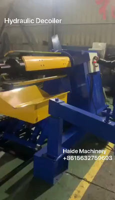 Easy Operation Production Line Steel Panel Manual Decoiler