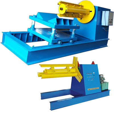 Easy Operation Production Line Steel Panel Manual Decoiler