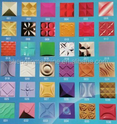 Factory price Exterior wall color 3d metal wall panel tile machine